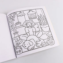 Cozy Atmosphere Relaxing Coloring Book for Adults and Teens Bold Easy-to-follow Patterns and Girl Moments