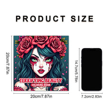 TERRIFYING BEAUTY Coloring Book for Adults Featuring Bold-easy Patterns Hand Drawing Entertainment Leisure DIY Painting Books