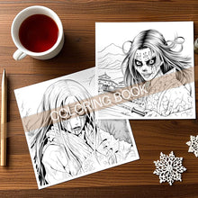 TERRIFYING BEAUTY Coloring Book for Adults Featuring Bold-easy Patterns Hand Drawing Entertainment Leisure DIY Painting Books