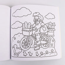 Cozy Atmosphere Relaxing Coloring Book for Adults and Teens Bold Easy-to-follow Patterns and Girl Moments