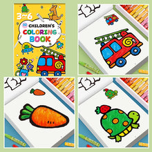 32 Pages Children's Fun Coloring Book with Different Themes Coloring Drawing Book Early Learning of Painting Books